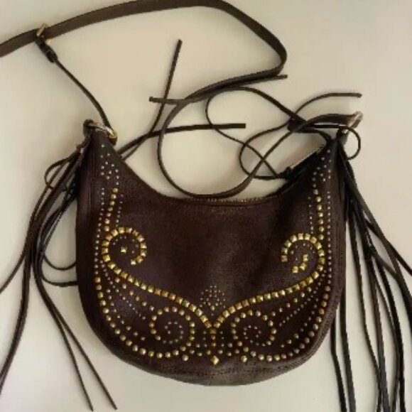 Michael Kors Rhea Studded Small Slouchy Shoulder bag - Picture 1 of 4